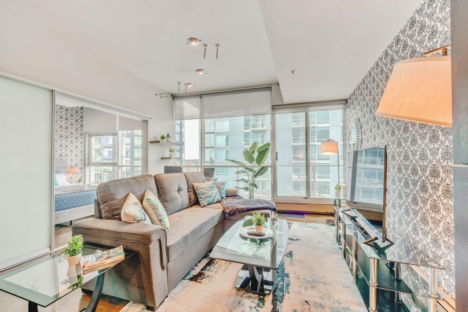 Luxury 2Br Condo - King Bed - Stunning City Views 卡加利 外观 照片